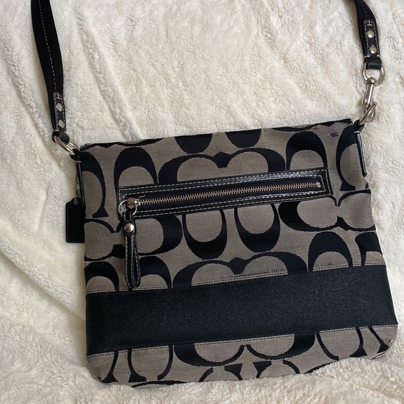 COACH bag for women, black and grey. - Picture 7 of 7
